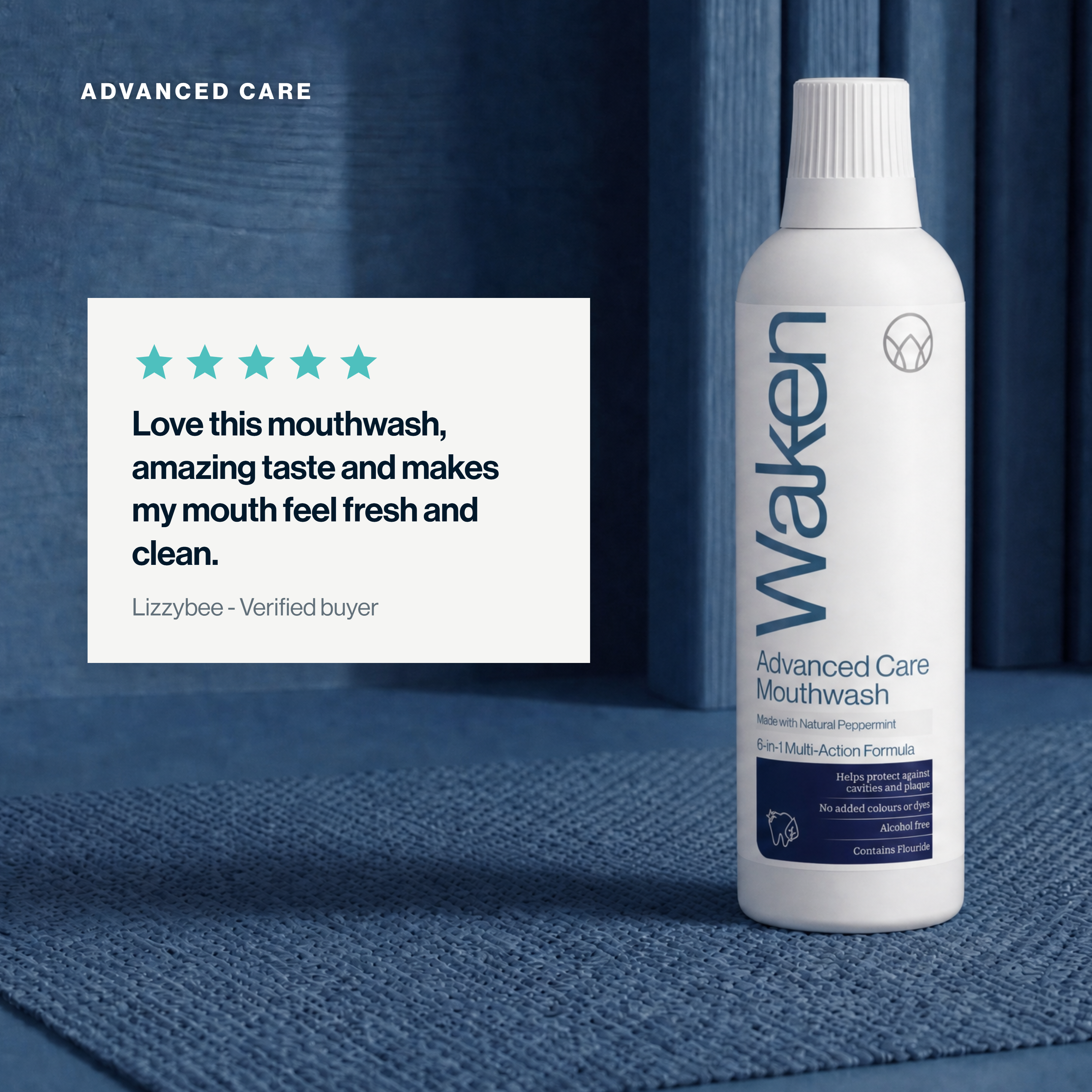 Waken Advanced Care Mouthwash 500ml