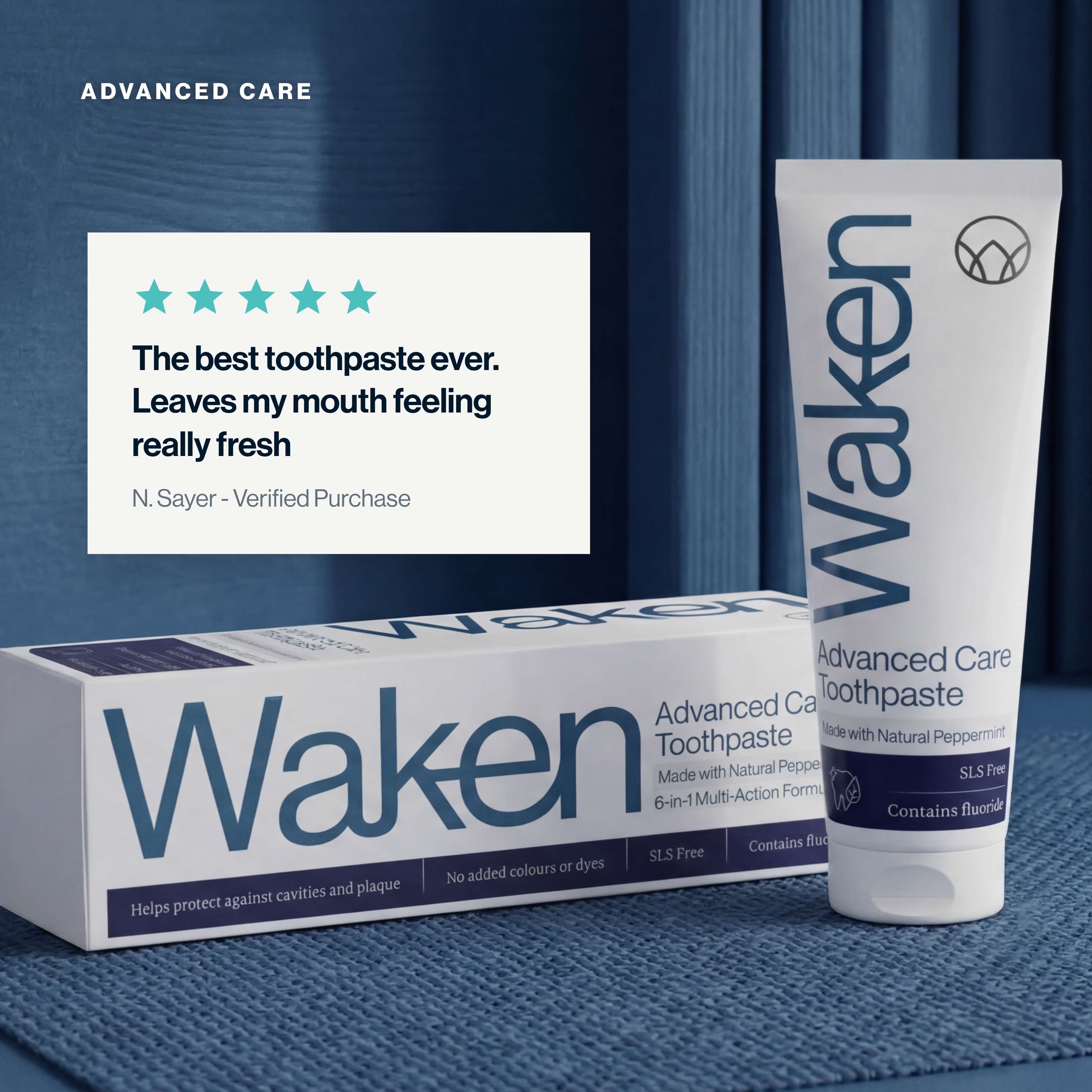 Waken Advanced Care Toothpaste 75ml