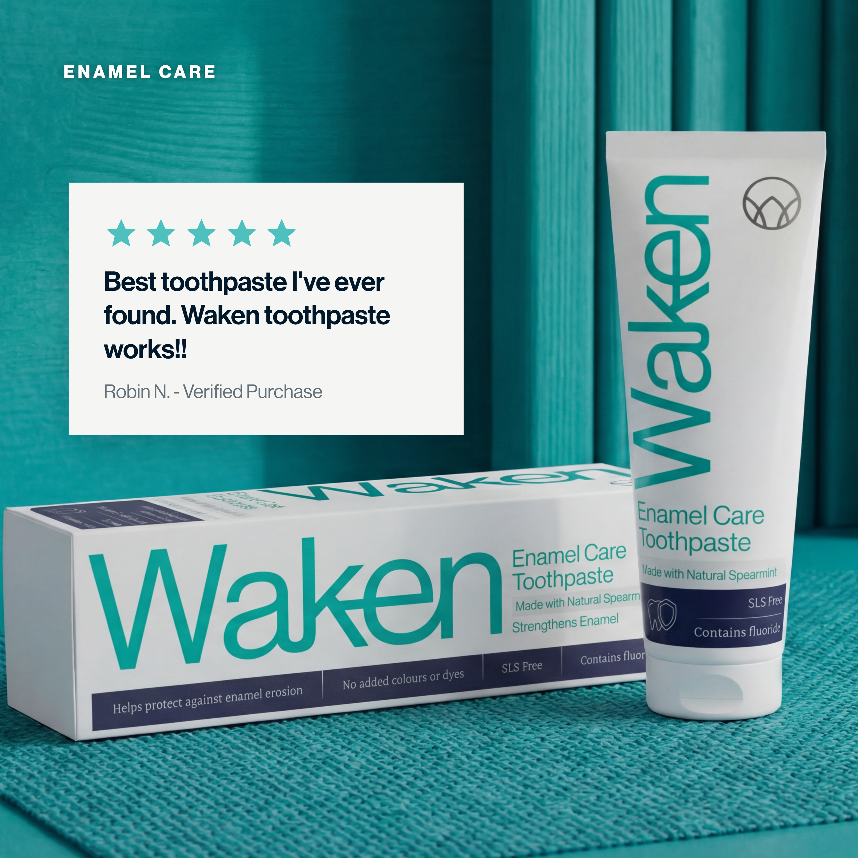 Waken Enamel Care Toothpaste 75ml
