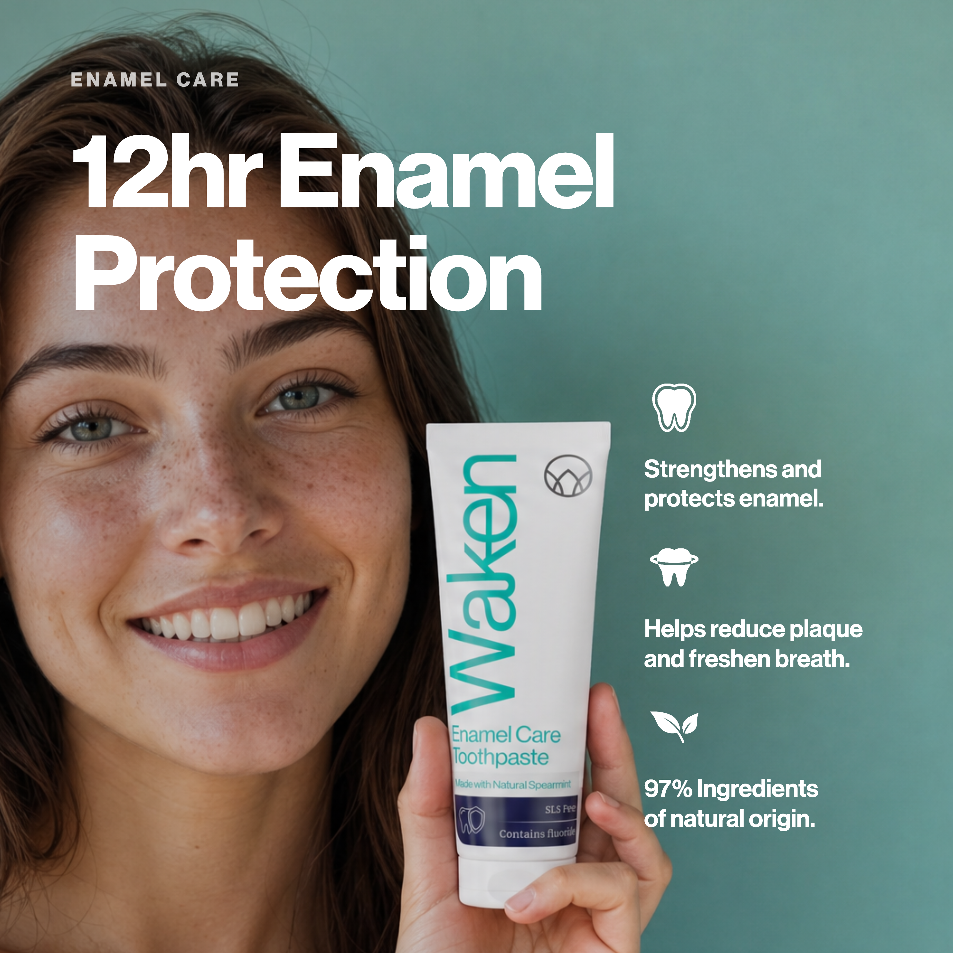 Waken Enamel Care Toothpaste 75ml