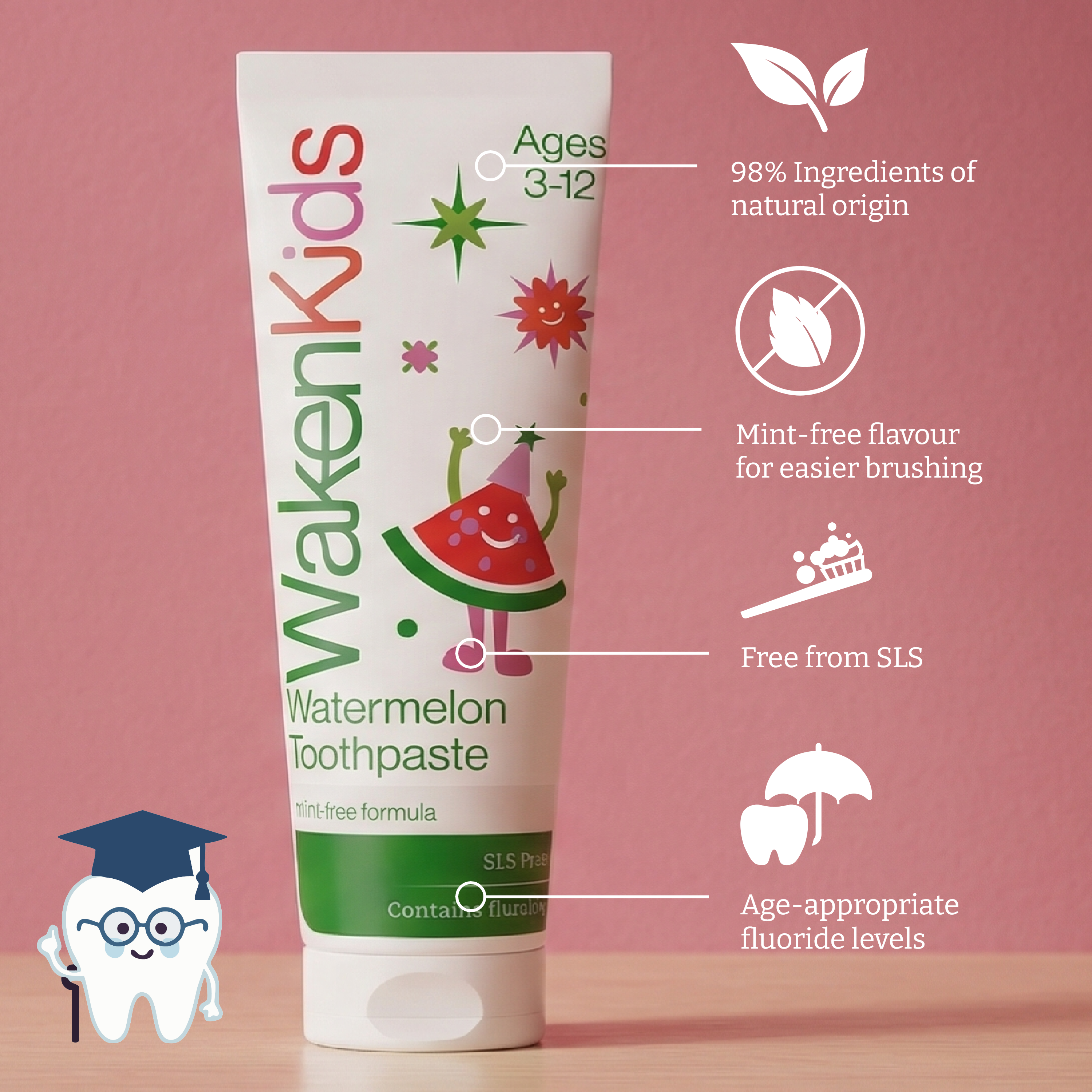 Waken Kids Toothpaste 75ml