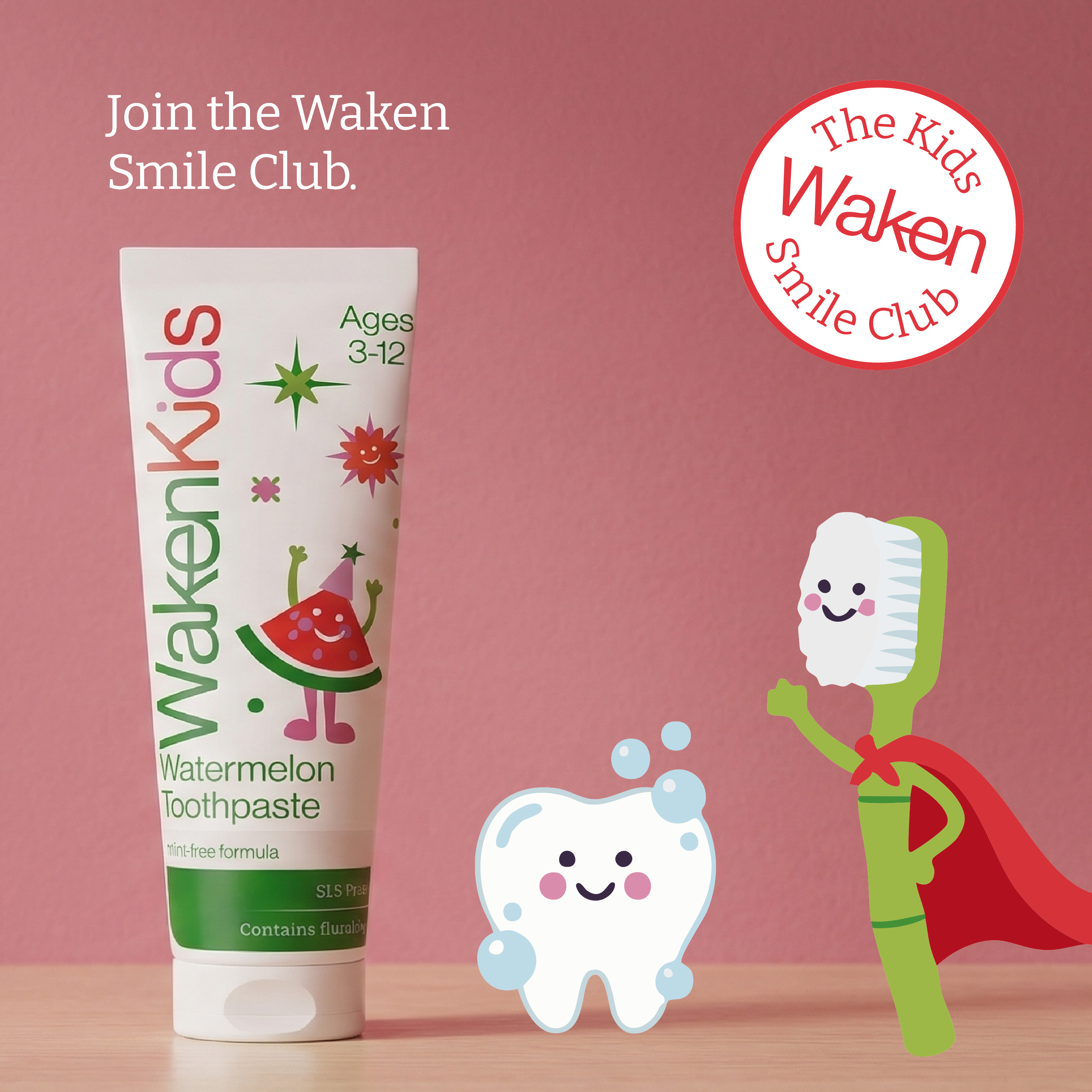 Waken Kids Toothpaste 75ml