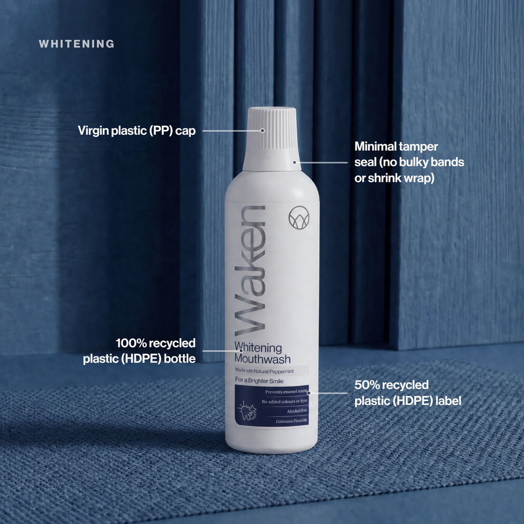 Waken Whitening Mouthwash 500ml